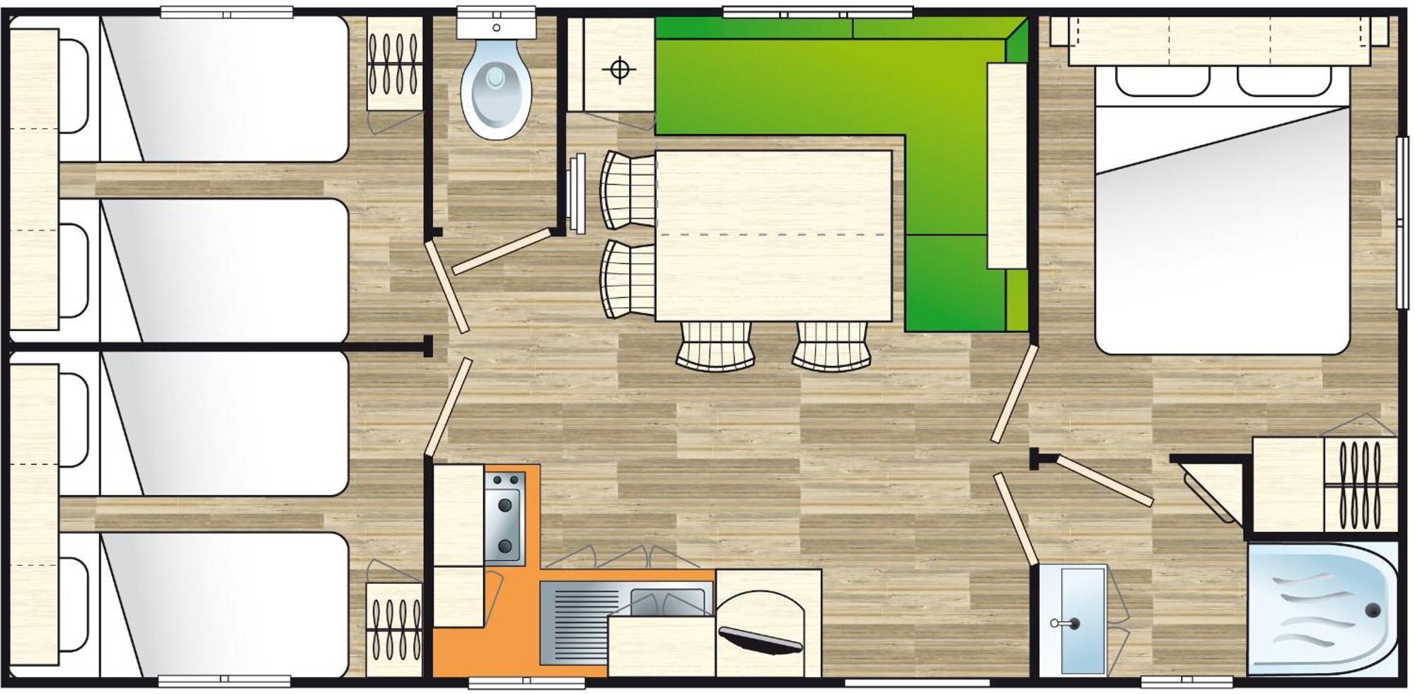 Charmant Mobil Home 6 Personnes Avec Clim Reversible Boofzheim Ngoại thất bức ảnh